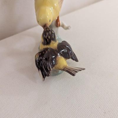 Vintage W. Goebel Yellow Canary Birds Figurine Lang 6 West Germany 1967 (LR)