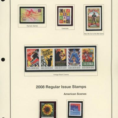 2008 Commemorative & Regular Issue Stamps