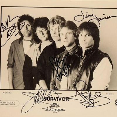 Survivor signed promo photo 