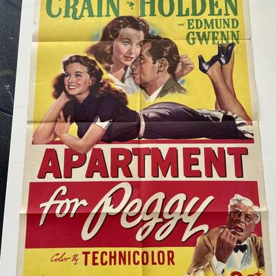 Apartment for Peggy 1948 vintage movie poster