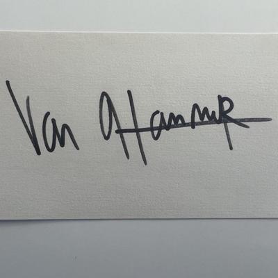 Van Hammer
original signature