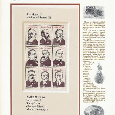 American Commemorative Stamps: Presidents of the United States Part III