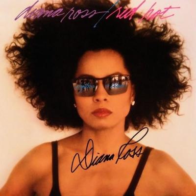 Diana Ross signed Red hot album