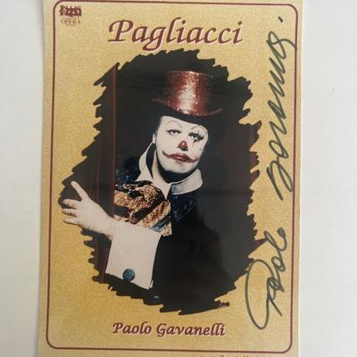 Opera Singer Paolo Gavanelli signed photo