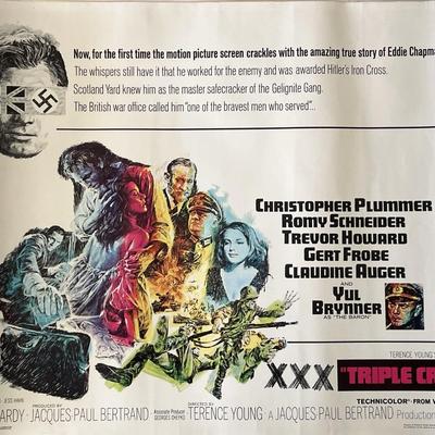 Triple Cross 1966 vintage movie poster