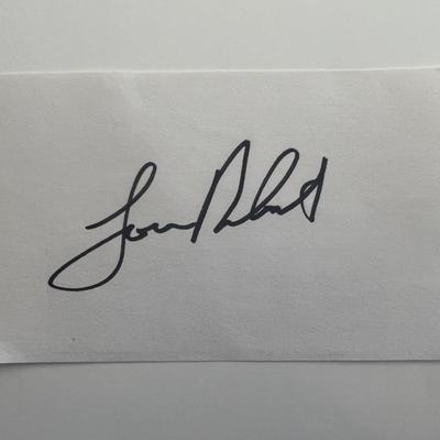 PGA Pro Golfer Loren Roberts original signature