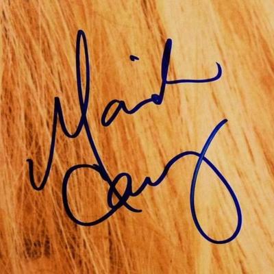 Mariah Carey signed "Charmbracelet" album poster