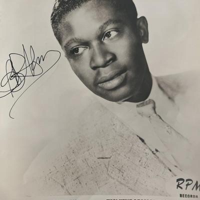 B.B. King signed photo