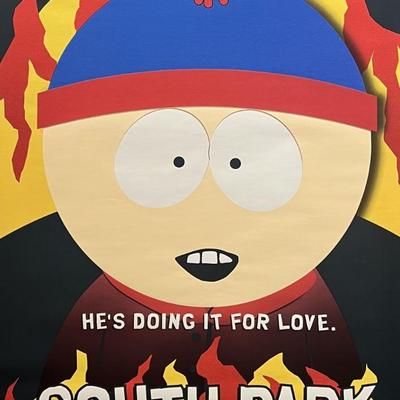South Park Stan 1999 Bigger Longer Uncut Original Bus Shelter Movie Poster