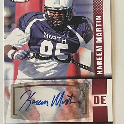 North Carolina Tar Heels Kareem Martin signed 2014 Sage Hit #A42 trading card