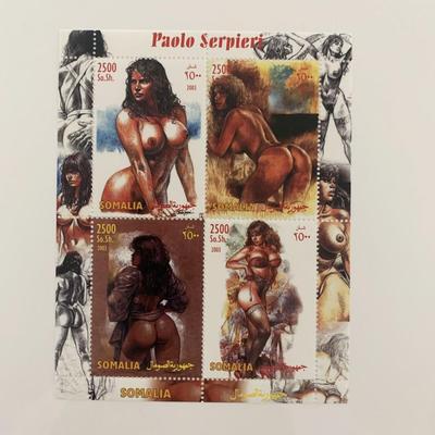 2003 Somalia Paolo Serpieri Stamp Set