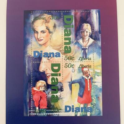Lady Diana commemorative stamp set