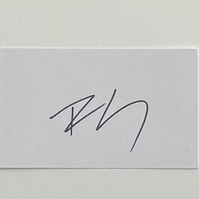Robert Cray original signature