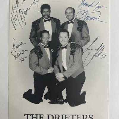 The Drifters signed photo