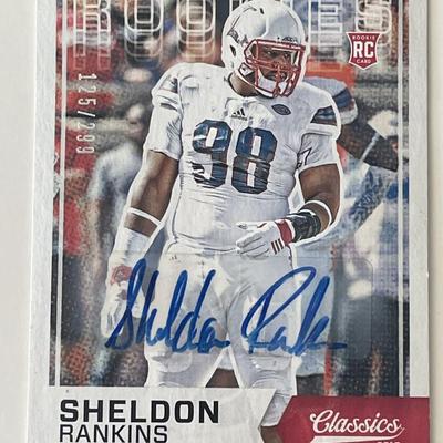 Sheldon Rankins 2016 Classics signed Rookie trading card