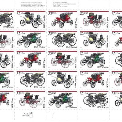 Antique Automobiles Stamps