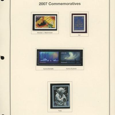 2007 Commemorative Stamps