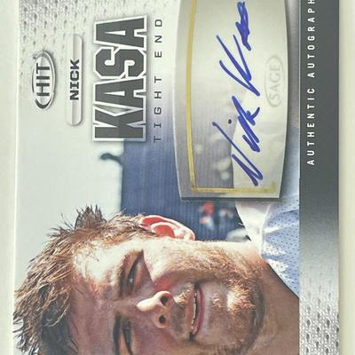 Nick Kasa signed autograph card 