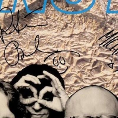 REM signed Monster promo poster