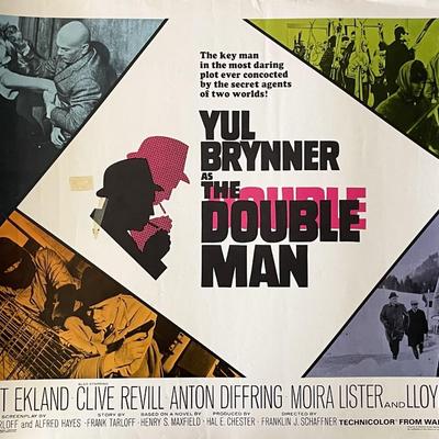 The Double Man 1967 vintage movie poster