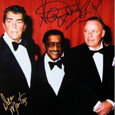 The Rat Pack signed promo photo 