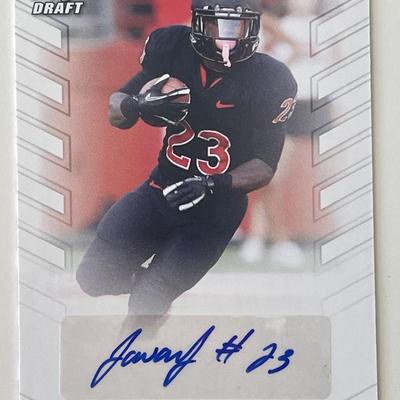 Jawan Jamison 2013 Leaf Draft signed trading card