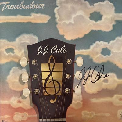 JJ Cale signed Troubadour album