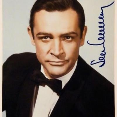 James Bond Sean Connery signed portrait photo 