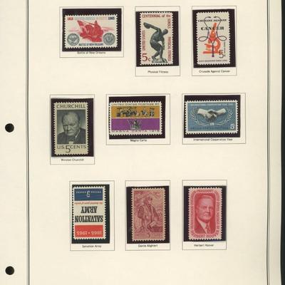 1965 United States Commemorative Stamp Set