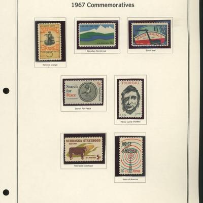 1967 United States Commemorative Stamp Set