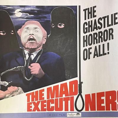 The Mad Executioners 1963 vintage movie poster