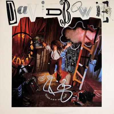 David Bowie Never Let Me Down signed album