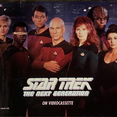 Star Trek The Next Generation on Video Cassette original movie poster