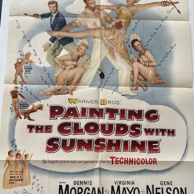 Painting the Clouds with Sunshine 1951 vintage movie poster
