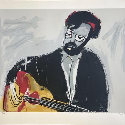 Eric Clapton limited edition silkscreen print