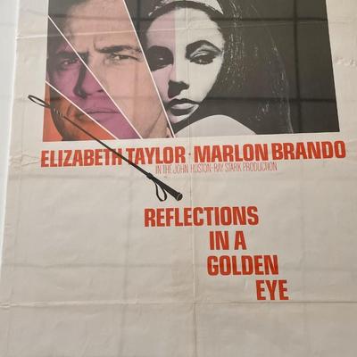 Reflections In A Golden Eye vintage movie poster