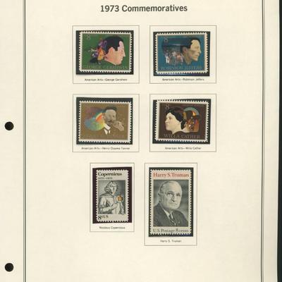 1973 United States Commemorative Stamp Set