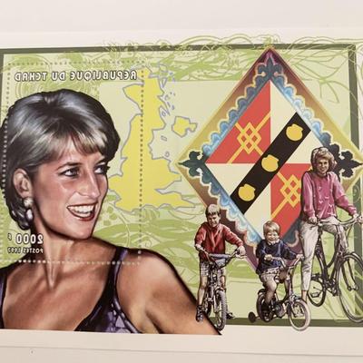 Republique Du Tchad Princess Diana commemorative stamp