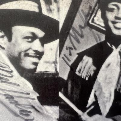 Mel & Tim signed photo 