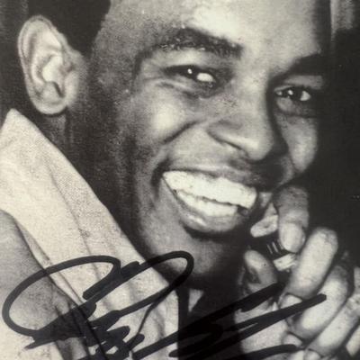 Chuck Jackson signed photo
