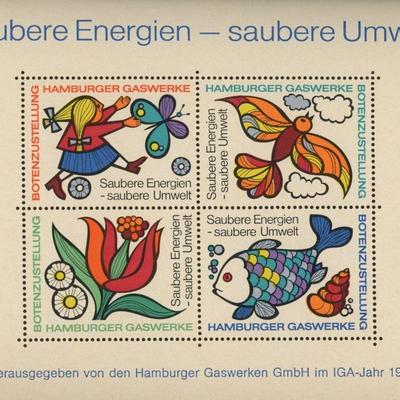 Hamburger Gaswerke Stamp Set