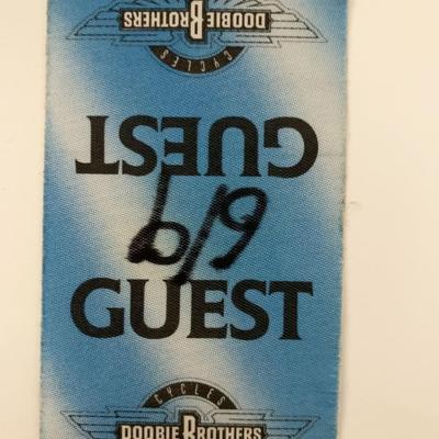 The Doobie Brothers Cycles Backstage Guest Pass