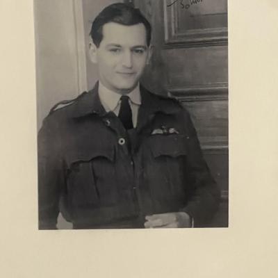 Air Commodore John Ellacombe DFC signed photo