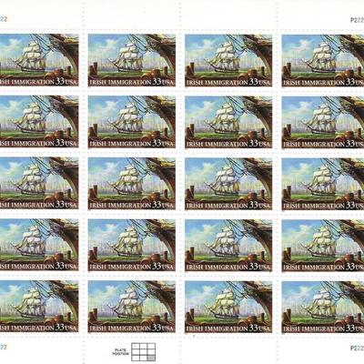 Irish Immigration Stamps