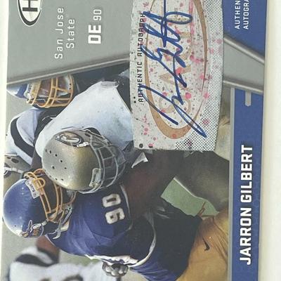 Jarron Gilbert signed autograph card
