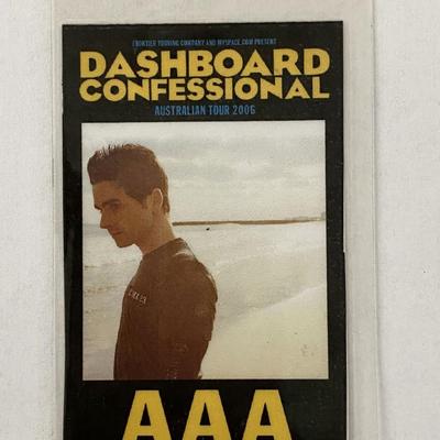 Dashboard Confessional Australian Tour 2006 All Access Pass