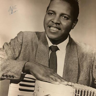 Clifton Chenier signed photo