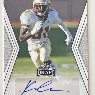 Kenny Shaw 2014 Leaf Draft signed trading card