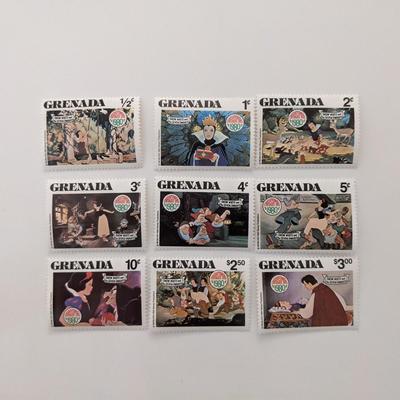 Grenada 1980 Christmas Snow White Stamp Set