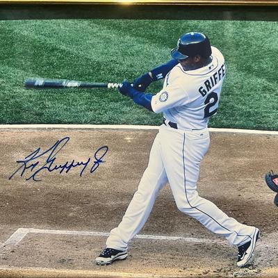 Ken Griffey Jr. signed photo. SCM authenticated